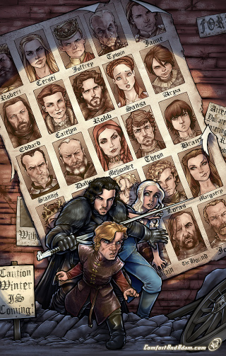 Illustration for article titled Keep Track of Game of Thrones Characters Using X-Men-Inspired Art